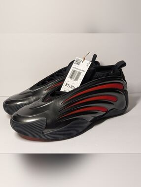 Adidas Harden Vol 9 JH6483 Core Black Lucid Red Basketball Shoe Mens Size US 8.5